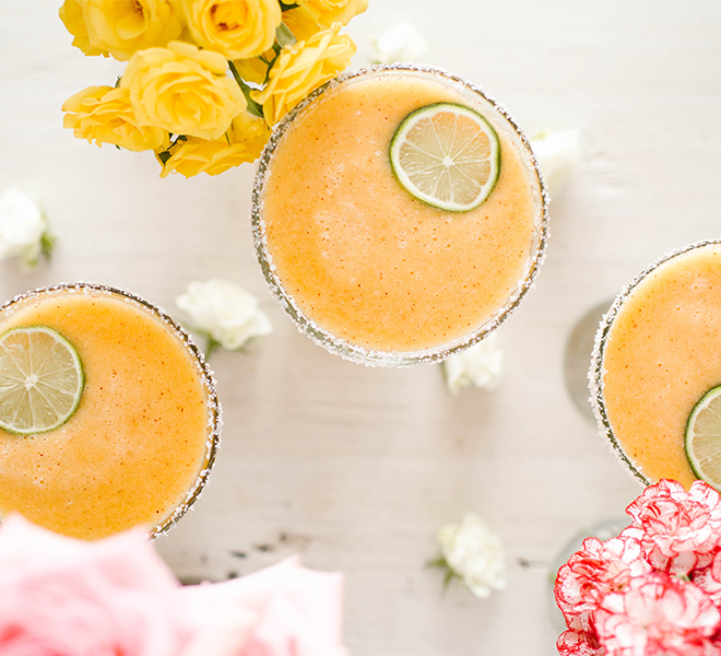 Lovely Libations: Frozen Peach Margarita