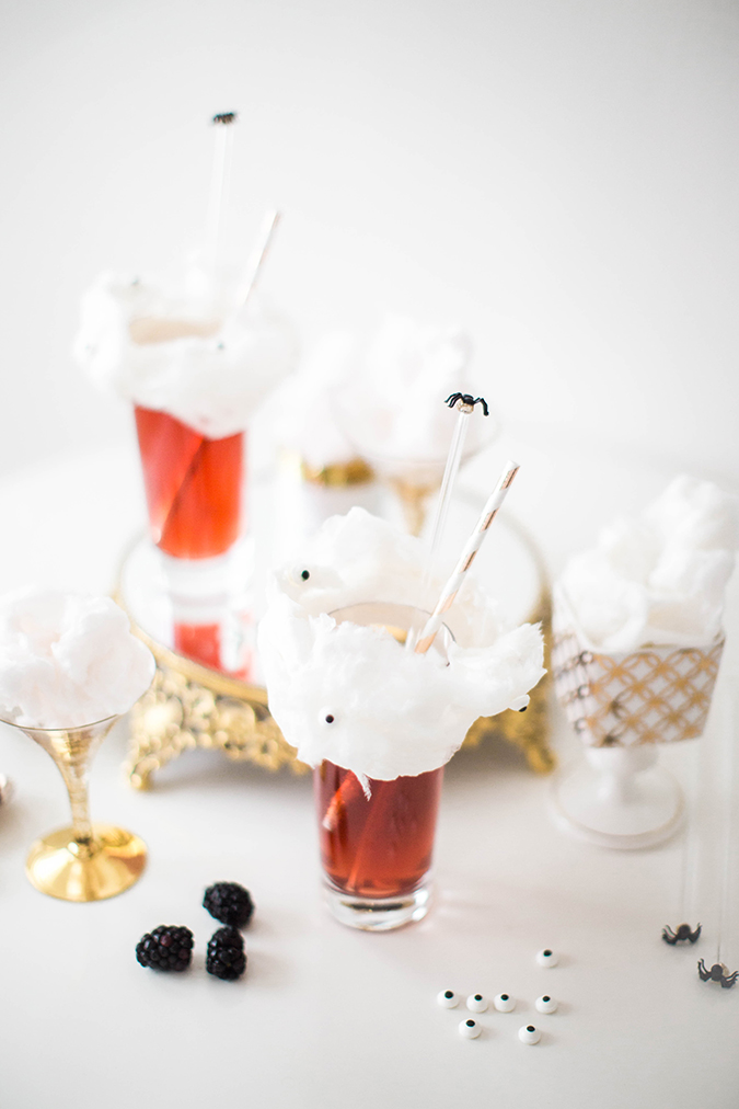 spooky cocktails for Halloween via LaurenConrad.com