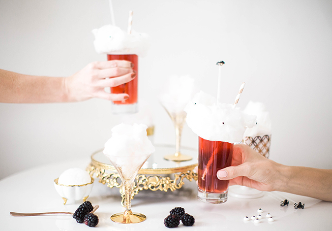 perfect cocktails for Halloween via LaurenConrad.com