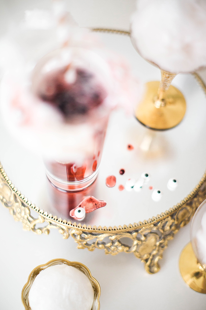 cocktail recipes for Halloween via LaurenConrad.com