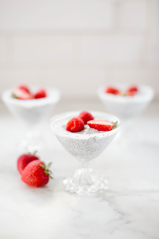 chia seed pudding recipe via LaurenConrad.com