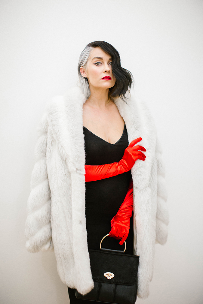 recreate Lauren Conrad's Cruella de Vil costume here on LaurenConrad.com