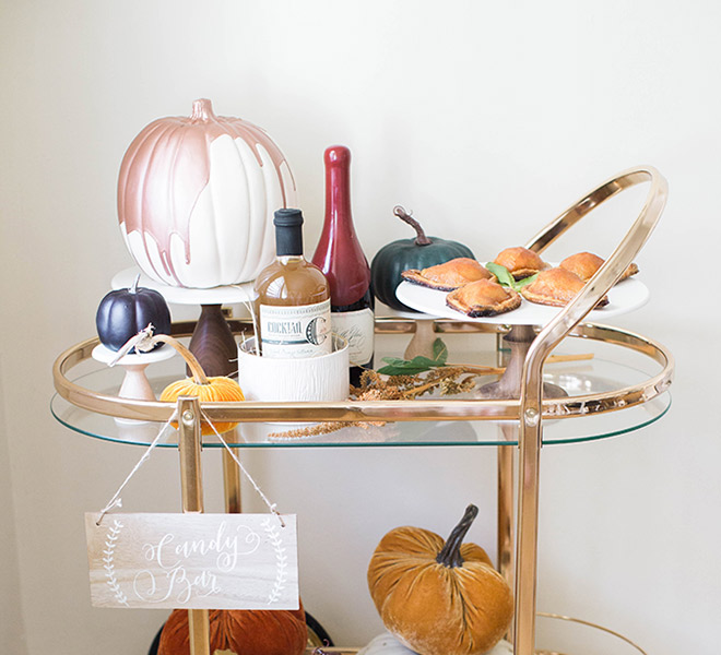 Inspired Idea: A Halloween Bar Cart