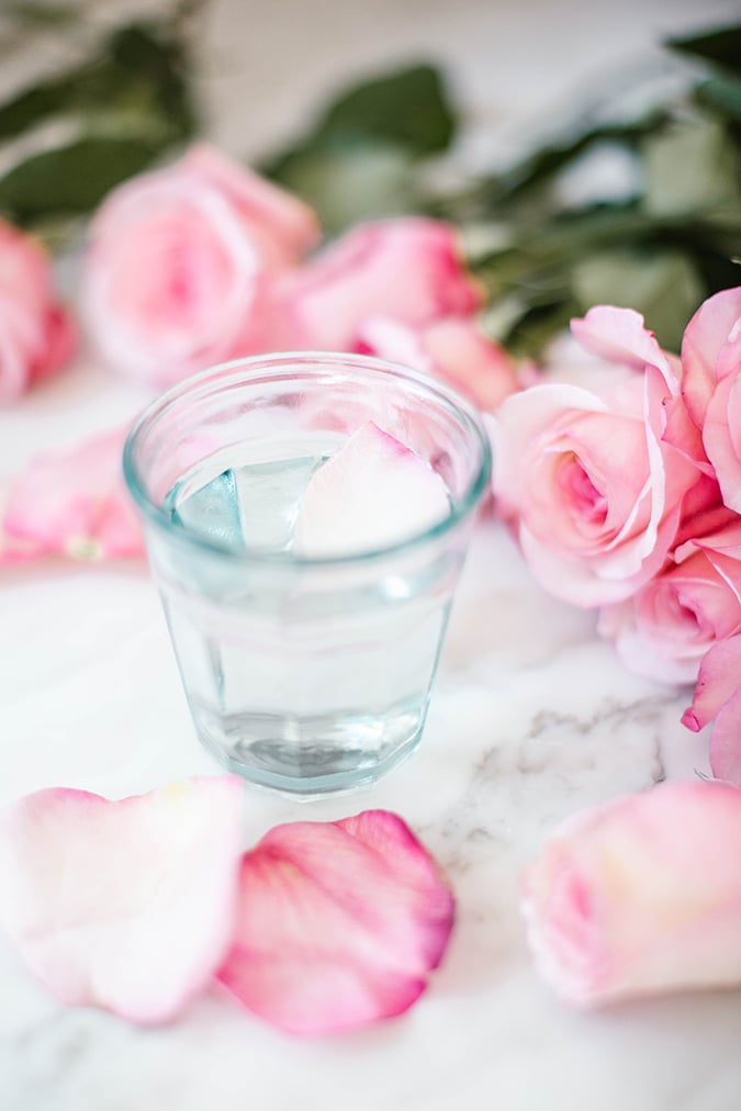 benefits of drinking rose water via LaurenConrad.com
