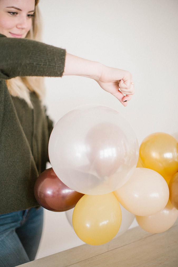 how to create your own balloon arch via LaurenConrad.com