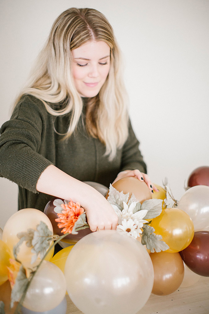 how to create your own balloon arch via LaurenConrad.com