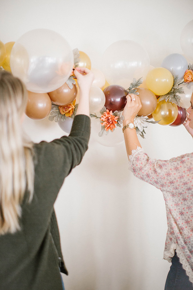 DIY balloon arch with Balloon Time on LaurenConrad.com