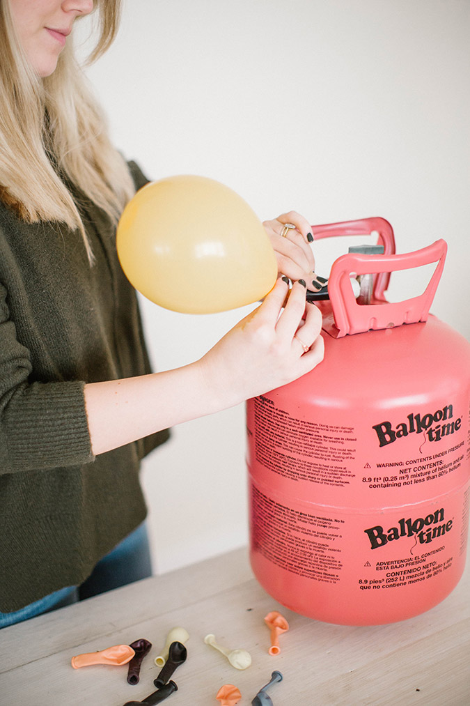 Team LC's DIY balloon arch with Balloon Time