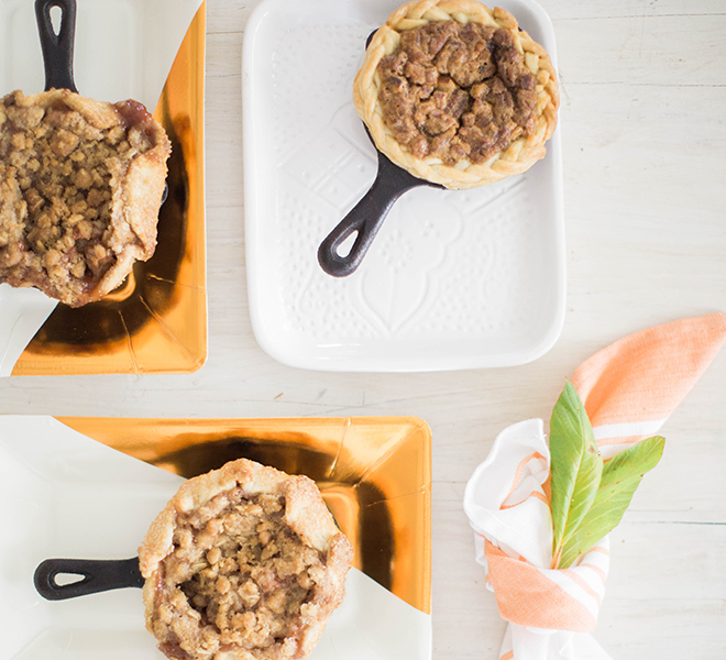 Recipe Box: Mini Pies in Cast Iron Skillets