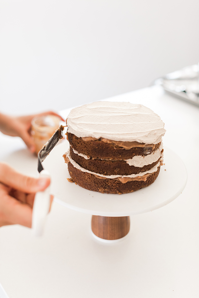 pumpkin spice caramel cake via LaurenConrad.com