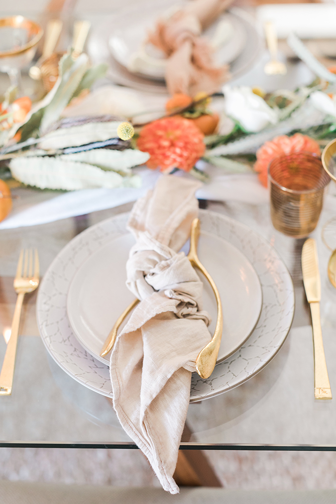 fall tablescape via LaurenConrad.com