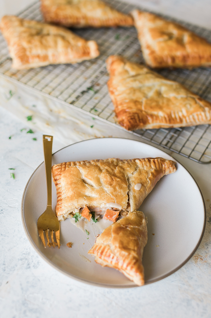 turkey pot pie hand pies via LaurenConrad.com