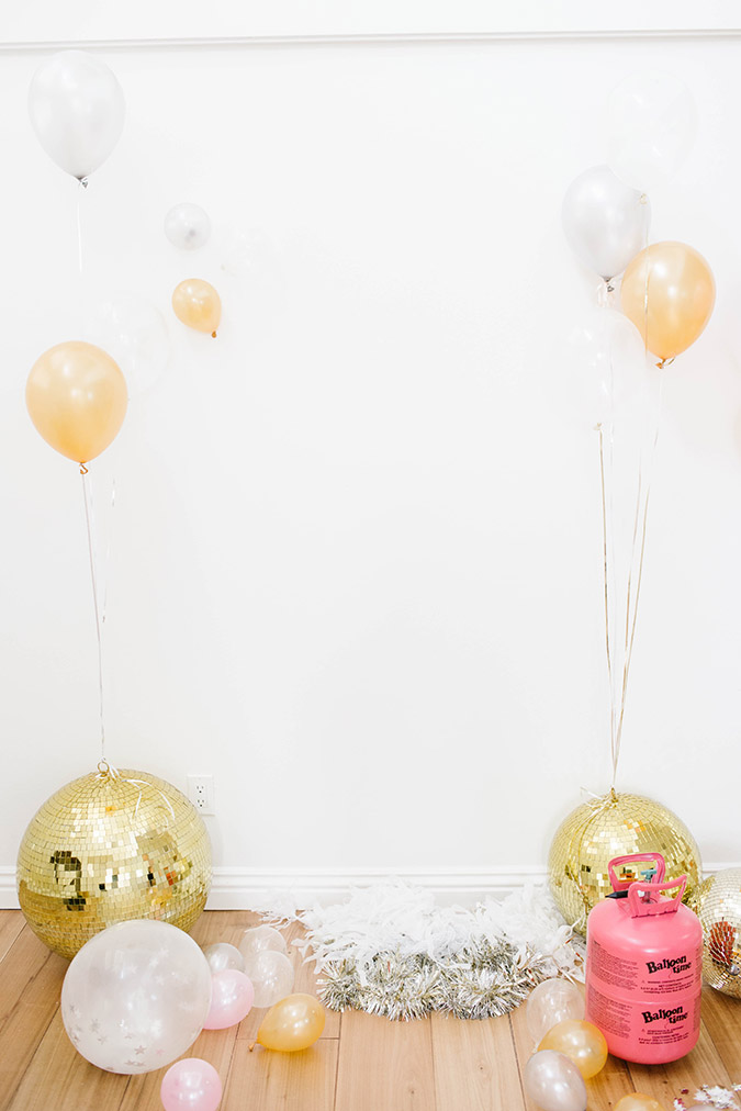 how to make your own photo backdrop with Balloon Time