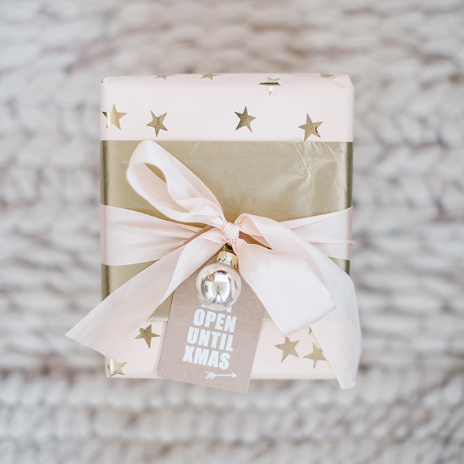 DIY gift wrap for the holidays via LaurenConrad.com