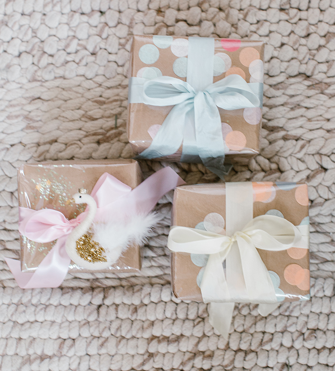 pastel gift wrap