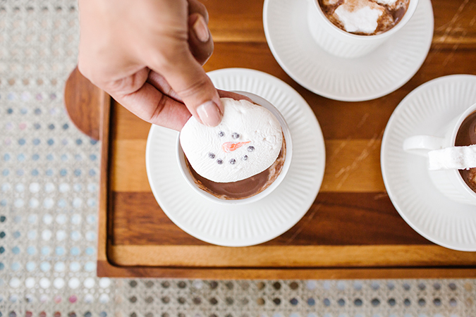 spiked hot chocolate with salted caramel recipe on LaurenConrad.com