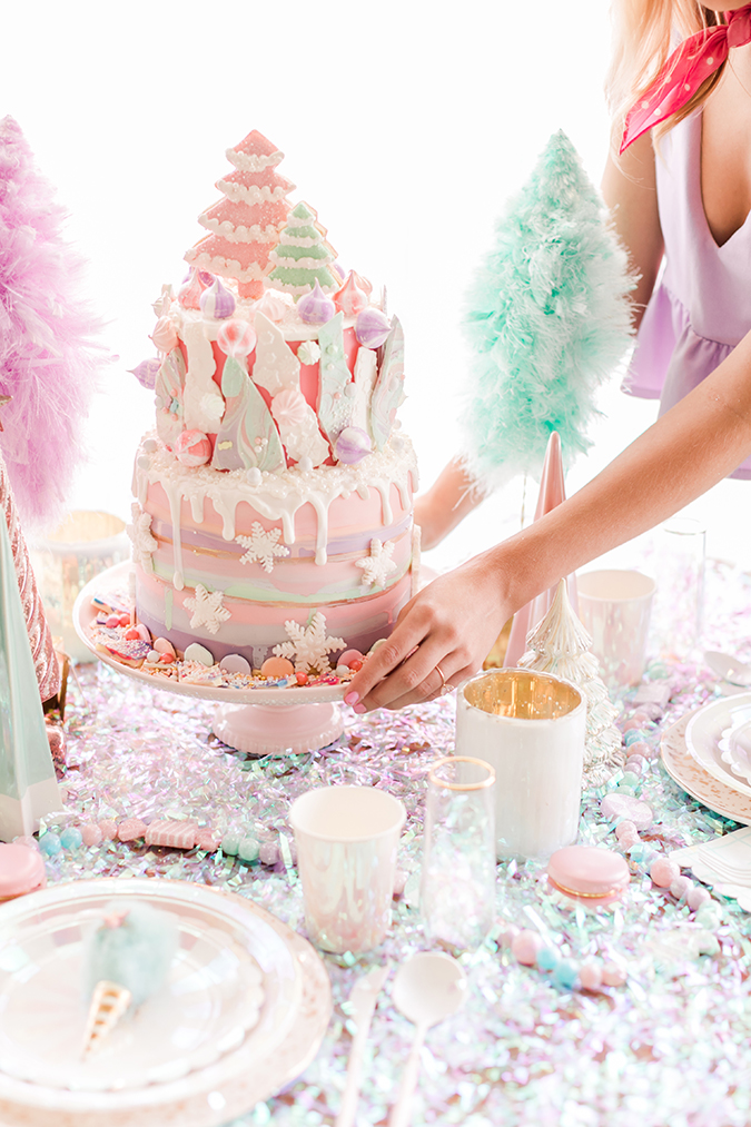 pink candyland christmas party via LaurenConrad.com