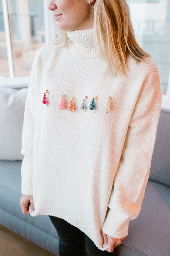 ugly christmas sweater you can make in 5 minutes