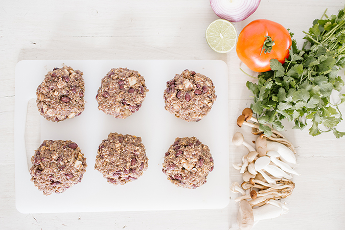 vegan black bean burgers recipe via LaurenConrad.com