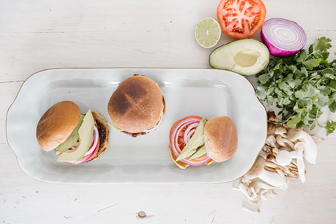 black bean burgers recipe via LaurenConrad.com