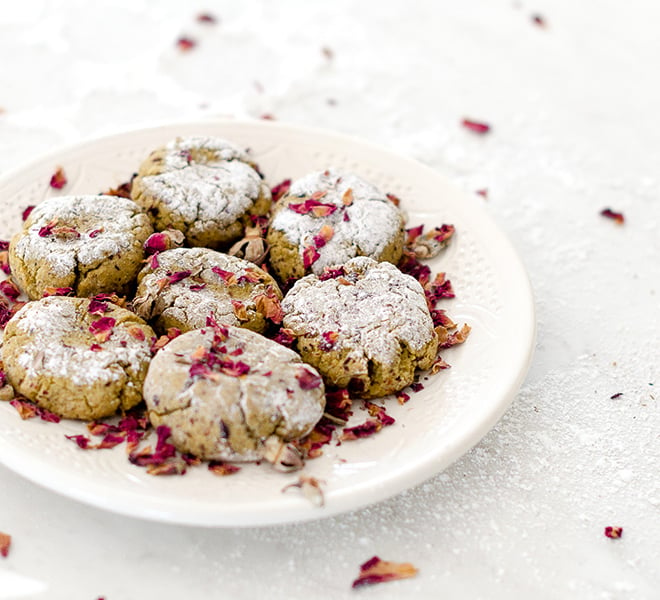 Recipe Box: Moroccan Pistachio Rose Cookies