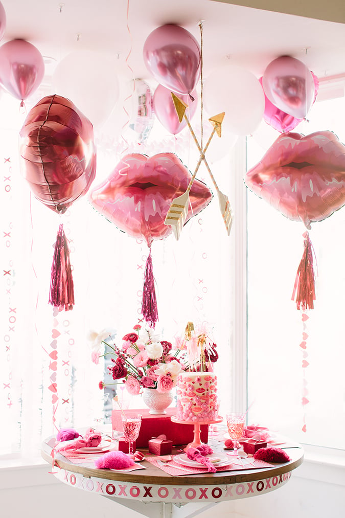 the prettiest galentine's party for v-day