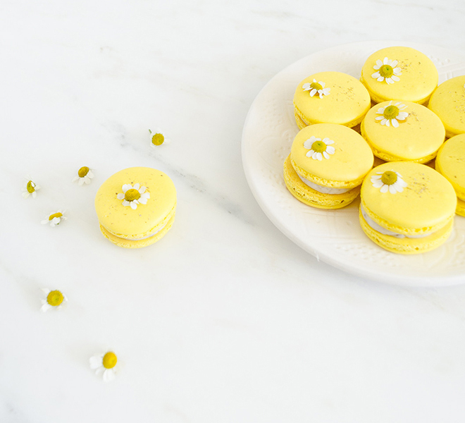 Recipe Box: Chamomile Macarons