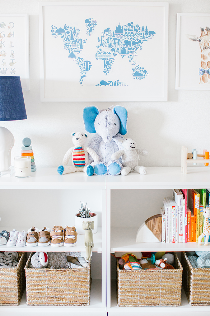 boys nursery details via Pottery Barn on LaurenConrad.com