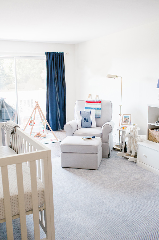 nursery makeover with Pottery Barn