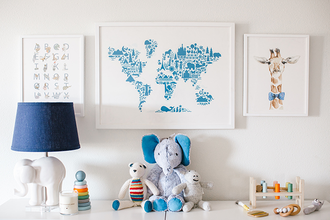 Home Makeover A Light And Bright Animal Themed Nursery Lauren Conrad