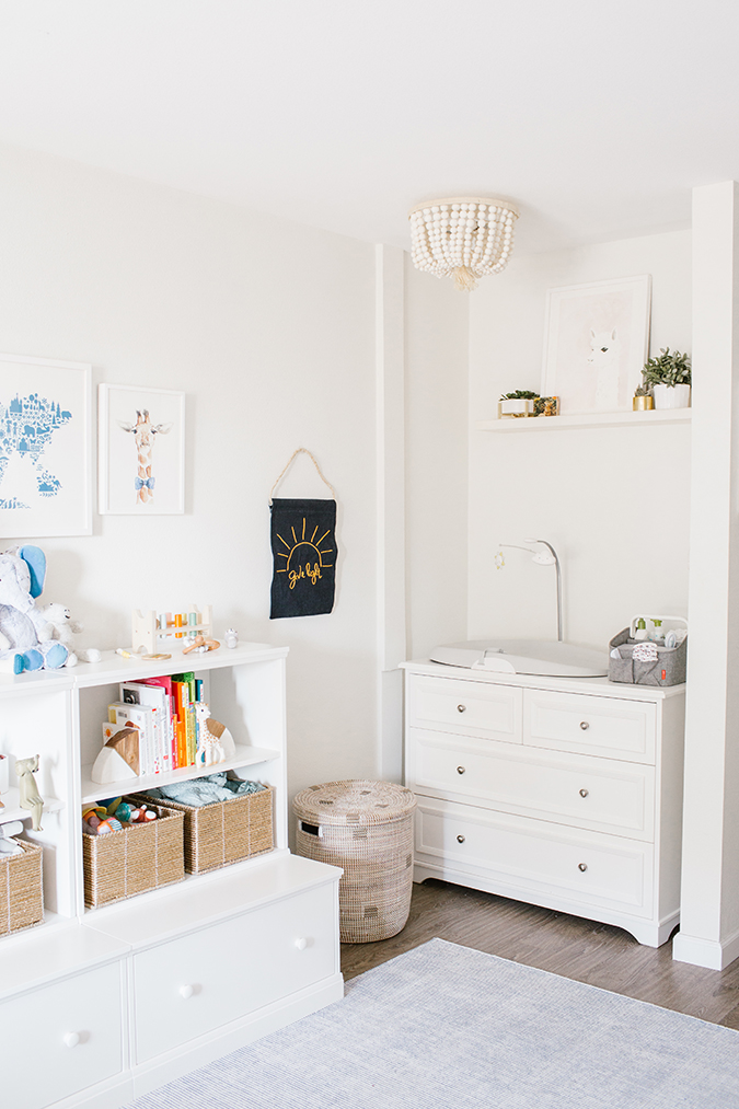 Home Makeover A Light And Bright Animal Themed Nursery Lauren