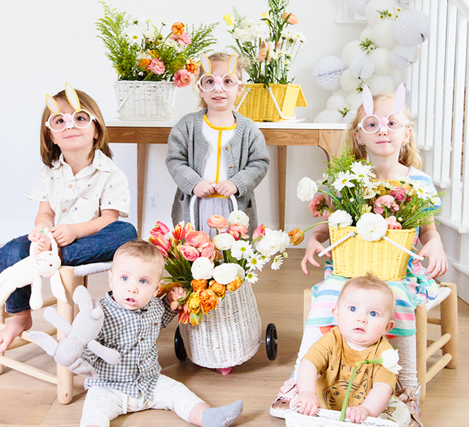 Party Planning: A Fun Flower Arranging Easter Kids Party