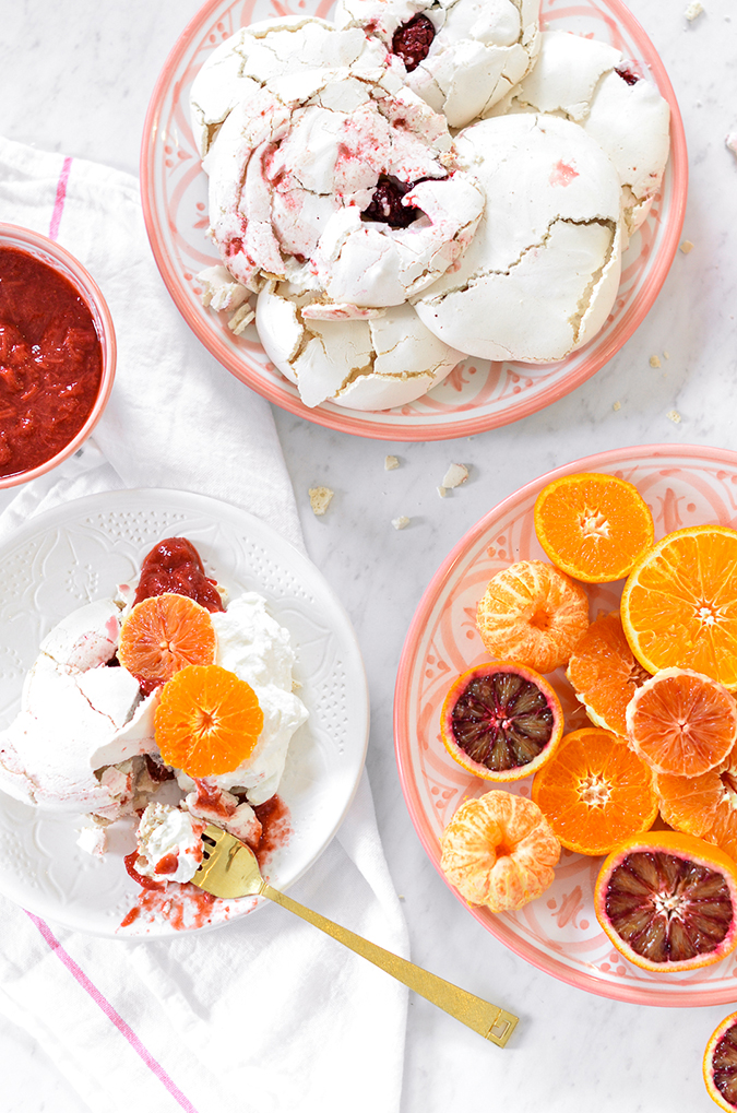 pavlova spread for mother's day via laurenconrad.com