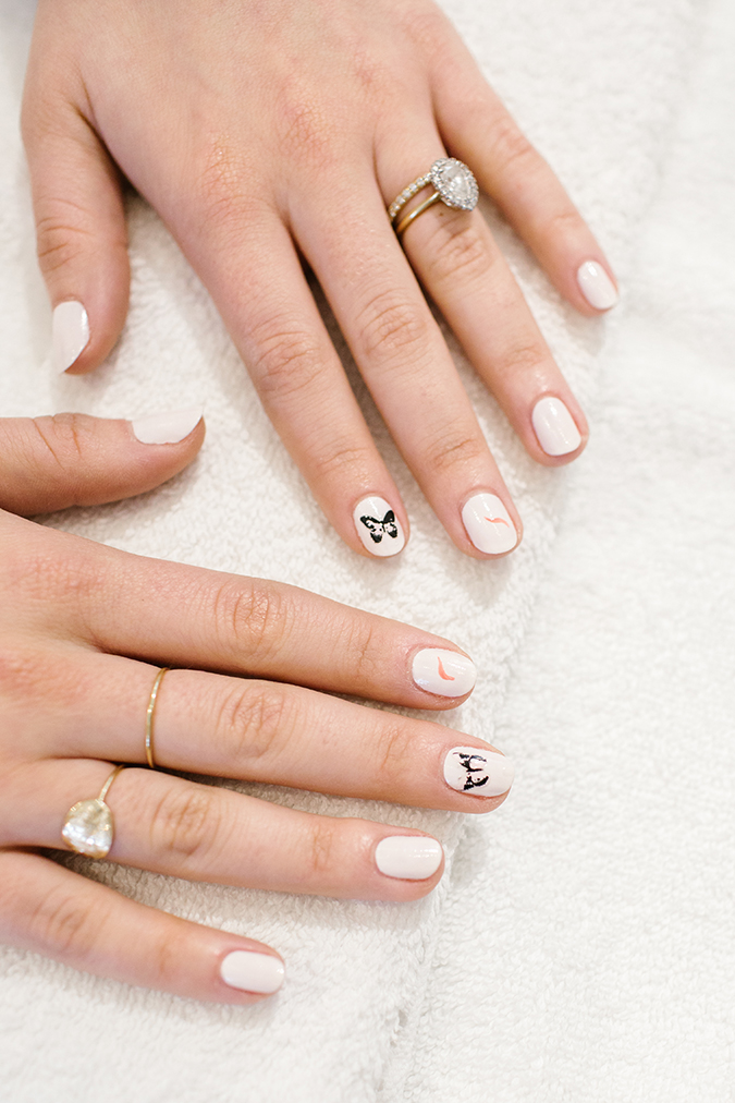 LC Lauren Conrad x Olive and June DIY mani