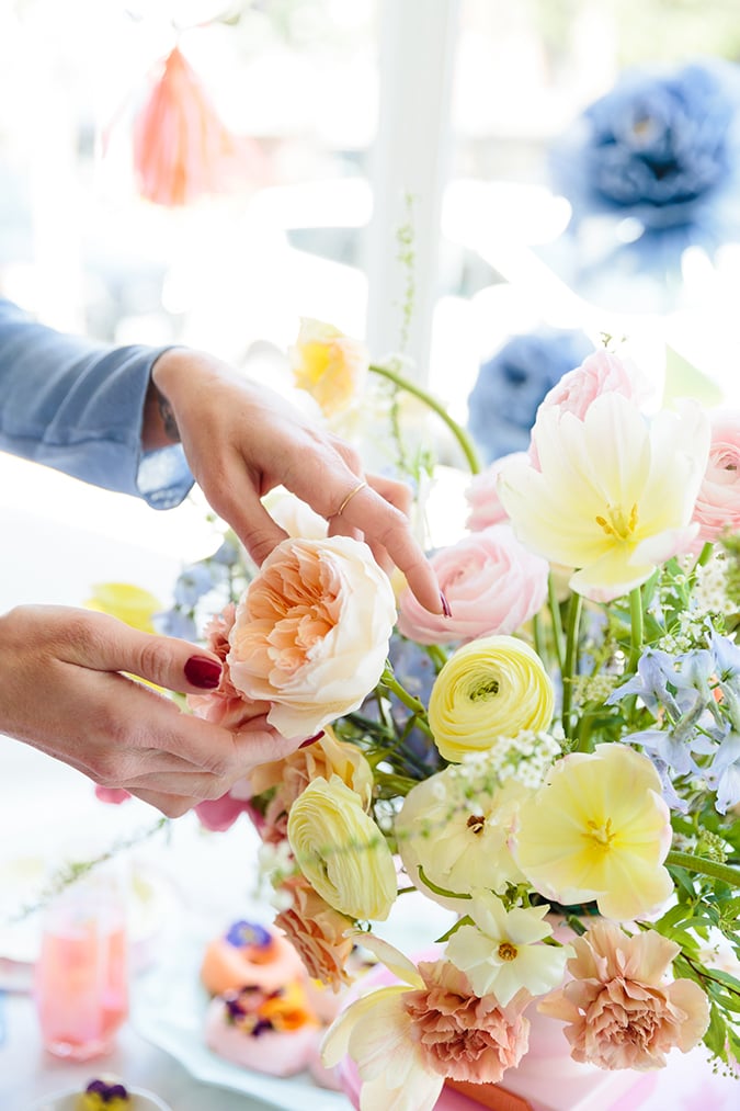 A Bright & Colorful Floral Mother’s Day Celebration