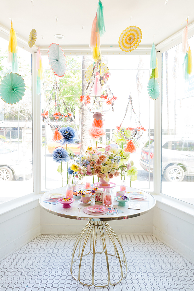 A Bright & Colorful Floral Mother’s Day Celebration