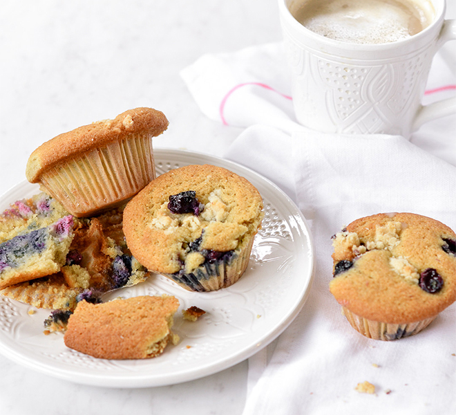 Recipe Box: Sweet Laurel Blueberry Streusel Breakfast Muffins