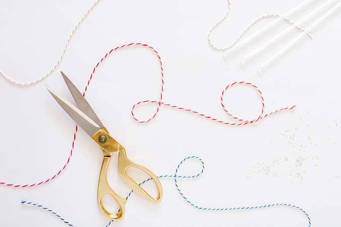 how to make DIY memorial day drink stirrers