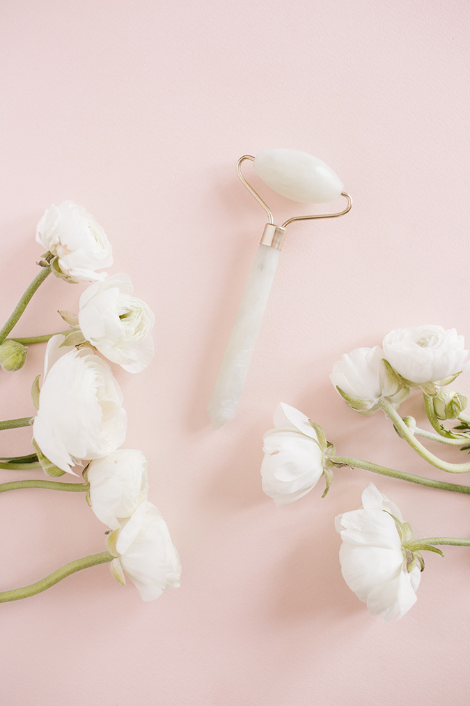 benefits of using a jade roller via laurenconrad.com