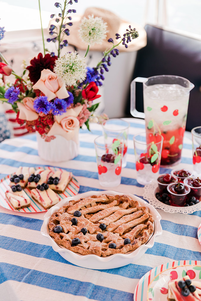 fourth of july inspired desserts via laurenconrad.com