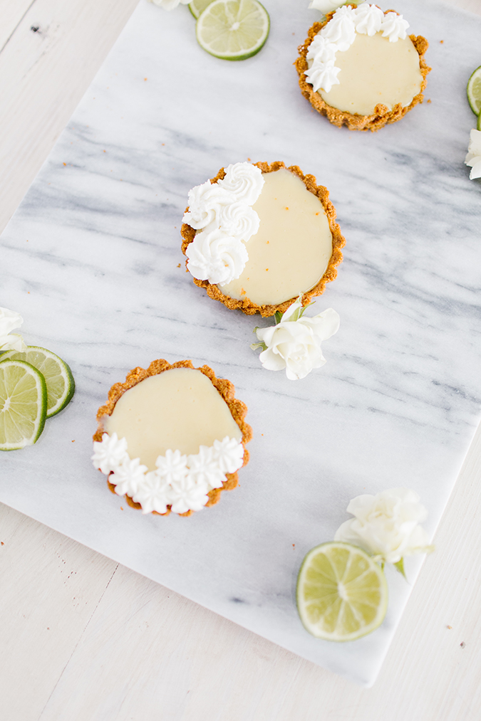 mini key lime pies recipe via laurenconrad.com