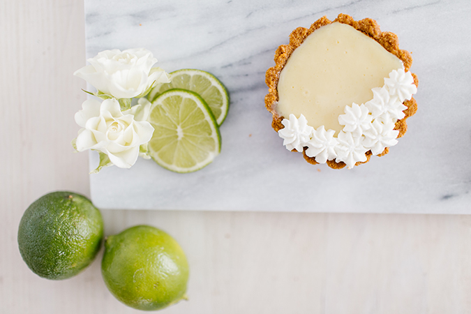 mini key lime pies recipe via laurenconrad.com