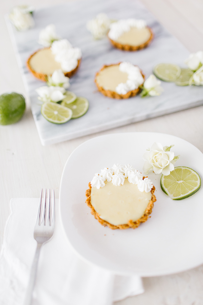 mini key lime pies recipe via laurenconrad.com