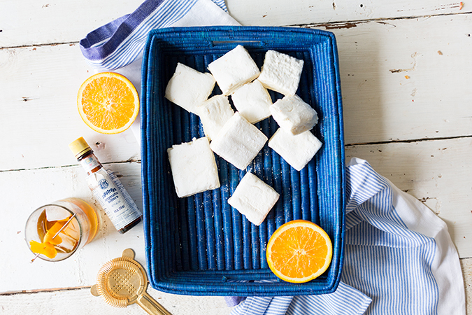 homemade s'mores with orange whiskey marshmallows via laurenconrad.com