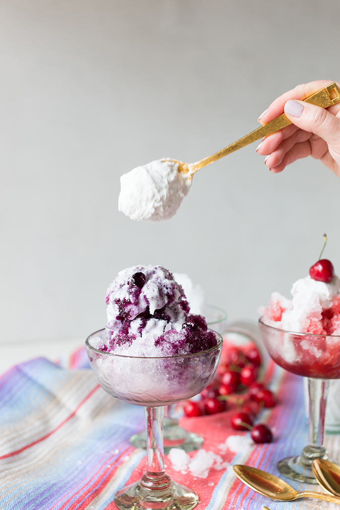 homemade boozy hawaiian shaved ice