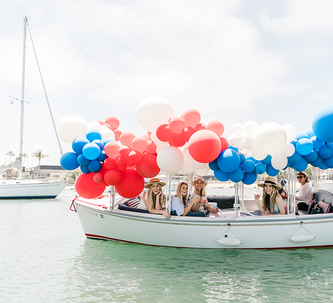 Party Planning A Red White Blue Fourth Of July Duffy Boat Party Lauren Conrad