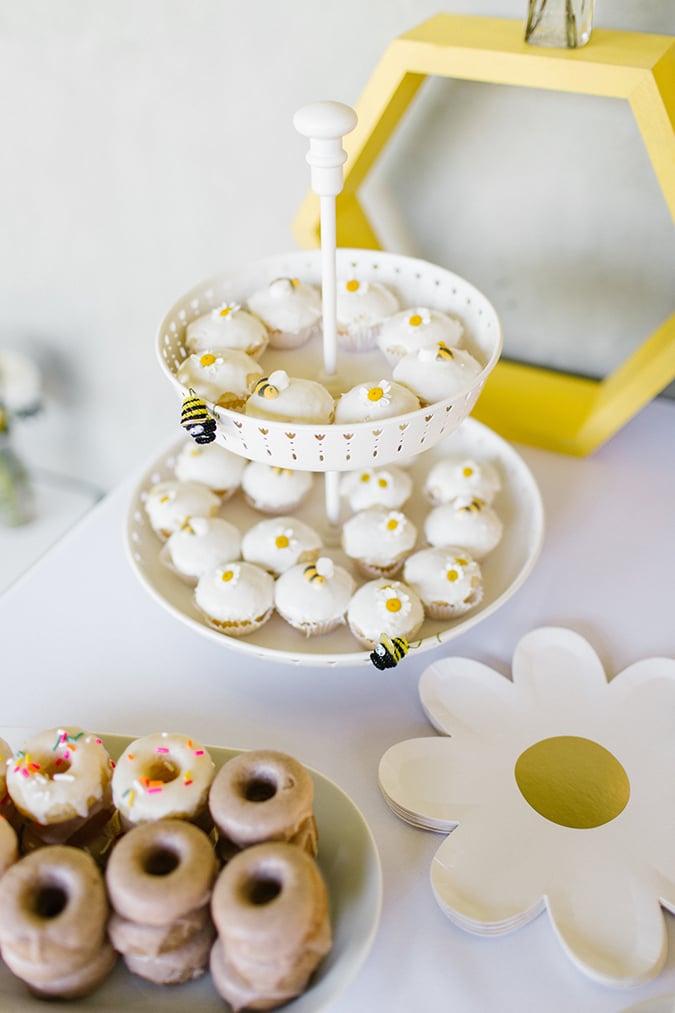 a bee-themed first "bee-day" party via laurenconrad.com