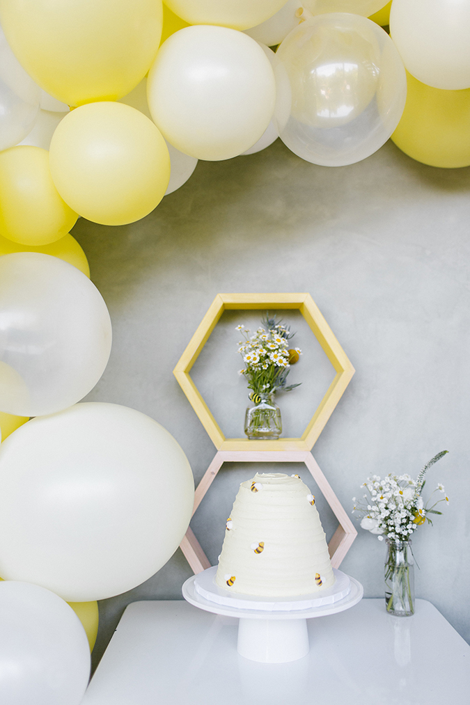 Virtual Baby Shower BEE Birthday Party Decor,First BEE-Day