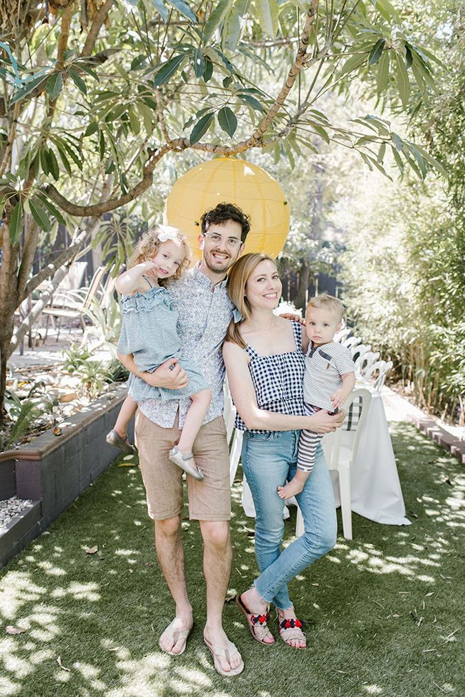 a bee-themed first "bee-day" party via laurenconrad.com