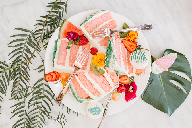 tropical flamingo themed party via laurenconrad.com